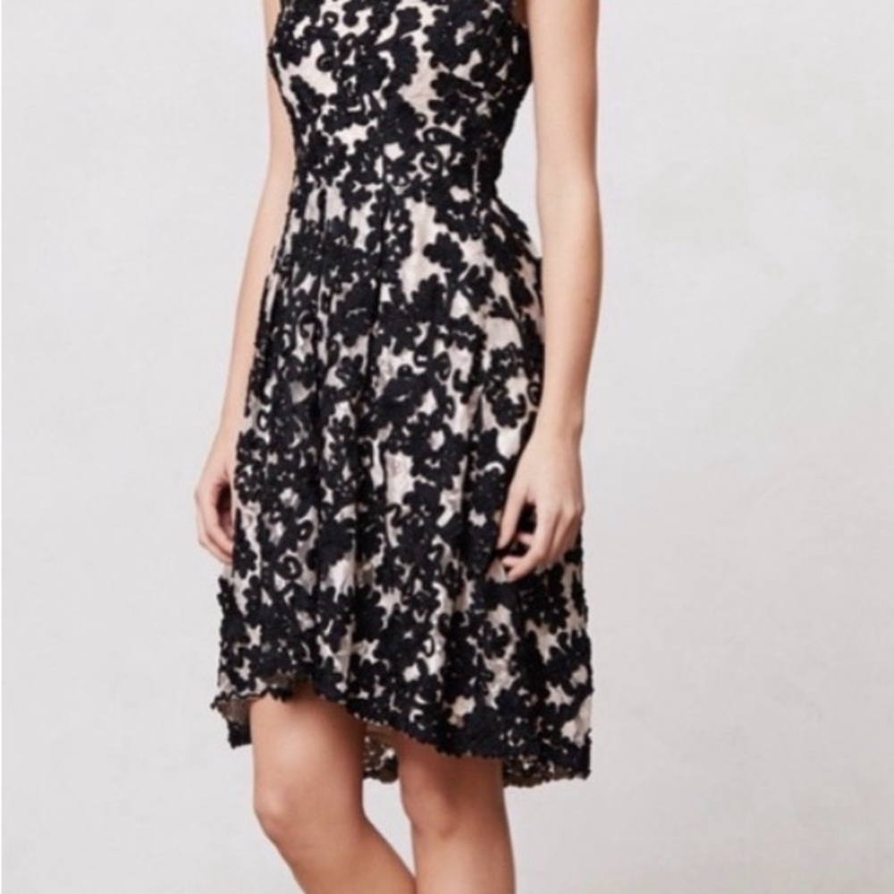 Elegant Black Lace Dress Yoana Baraschi